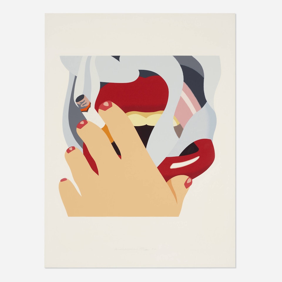 Smoker (from the An American Portrait 1776-1976 portfolio) by Tom Wesselmann