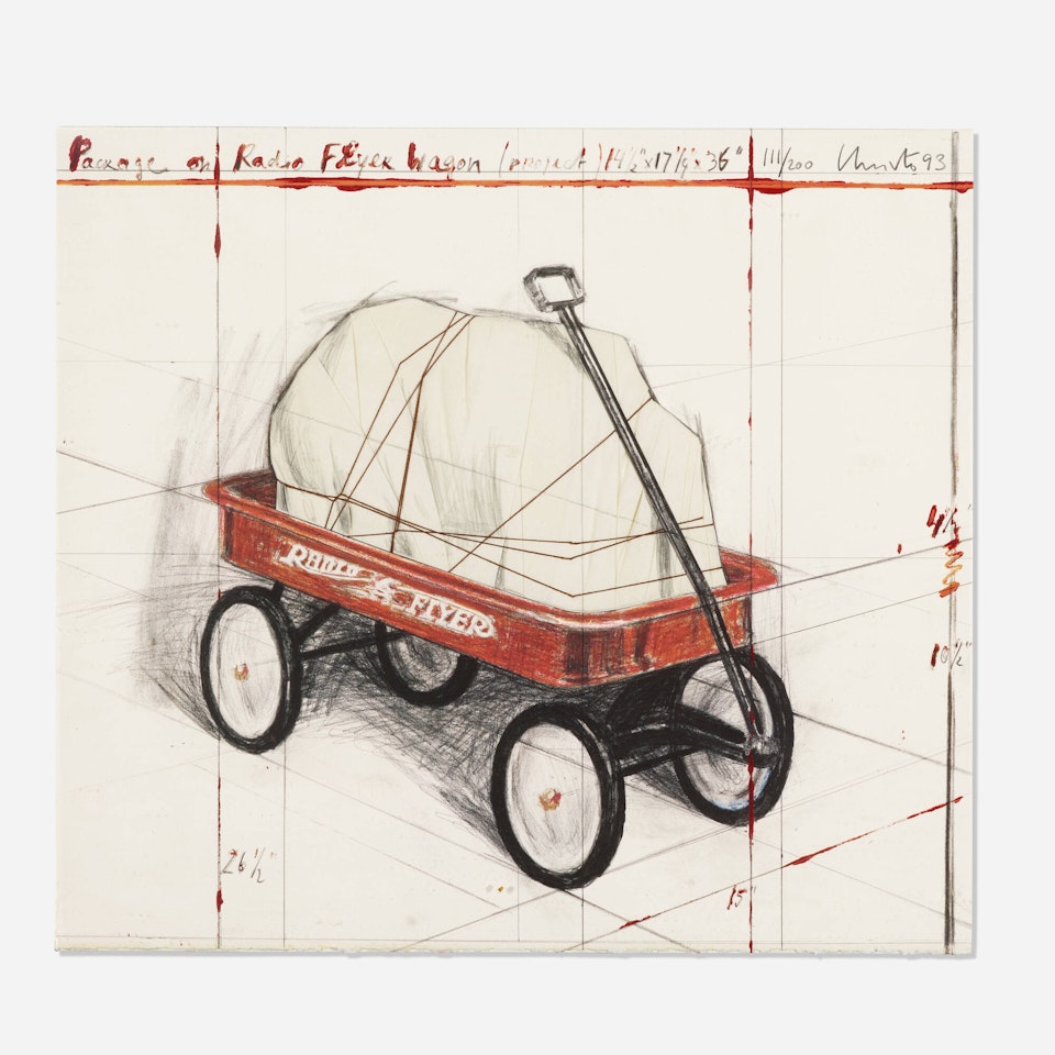 Package on Radio Flyer, Project by Christo