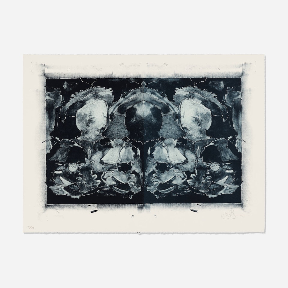 After Holbein (from the Associated Artists Against Torture portfolio) by Jasper Johns