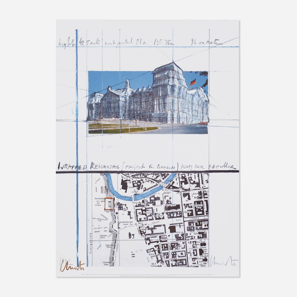 Wrapped Reichstag, Project for Berlin by Christo