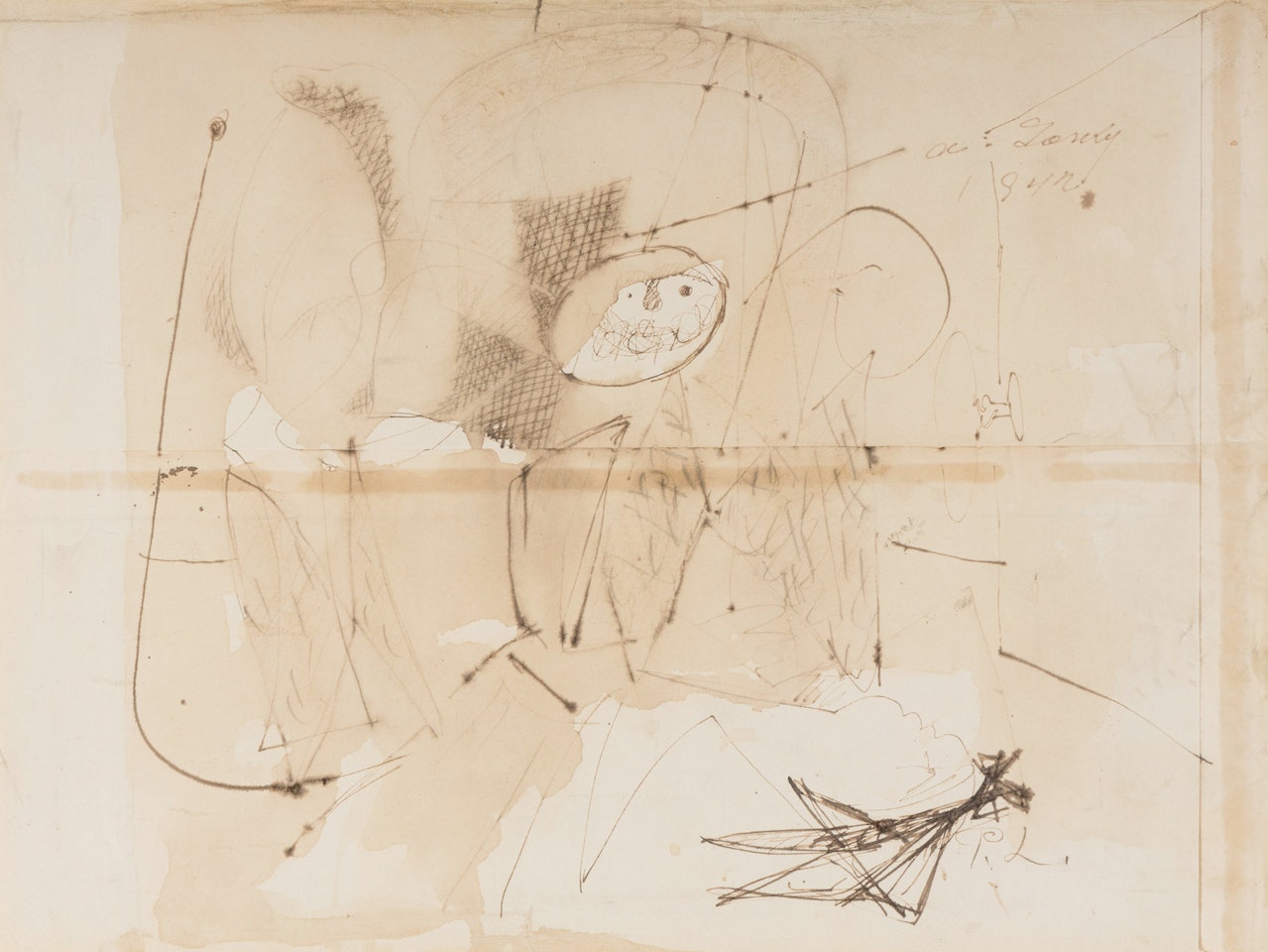 Untitled (Study for Pirate) by Arshile Gorky