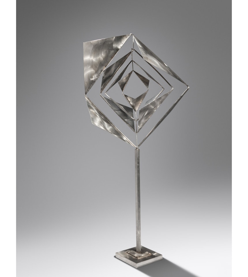 Space Churn within Squares, Variation II by George Rickey