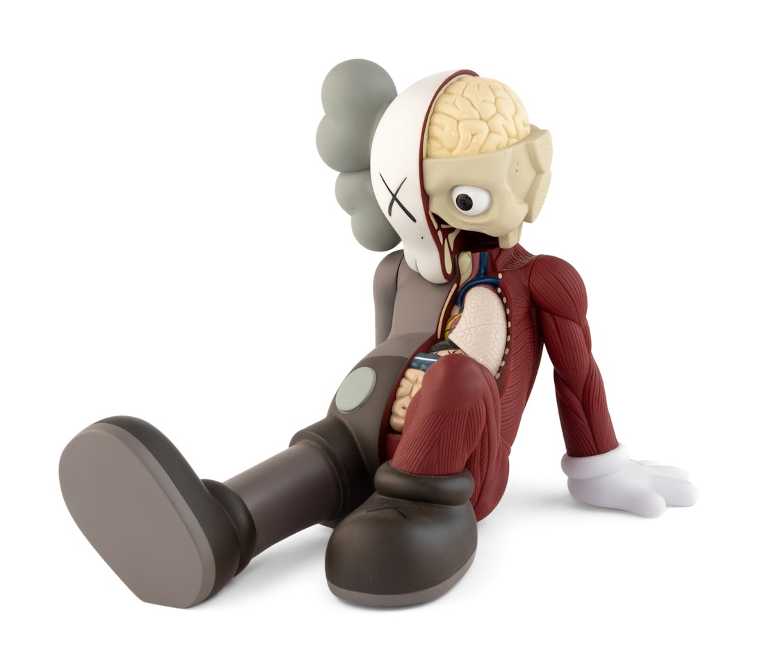 (Resting Place) Companion (Brown Dissected) by Kaws