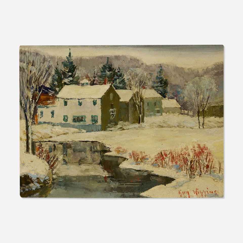 Winter in Lyme, Connecticut by Guy Carleton Wiggins