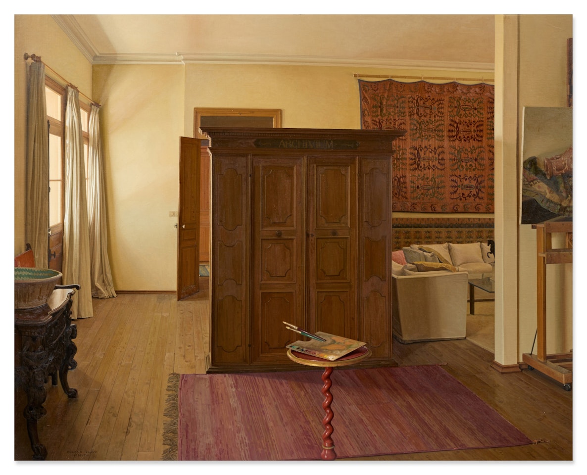 My Studio in Tangier by Claudio Bravo