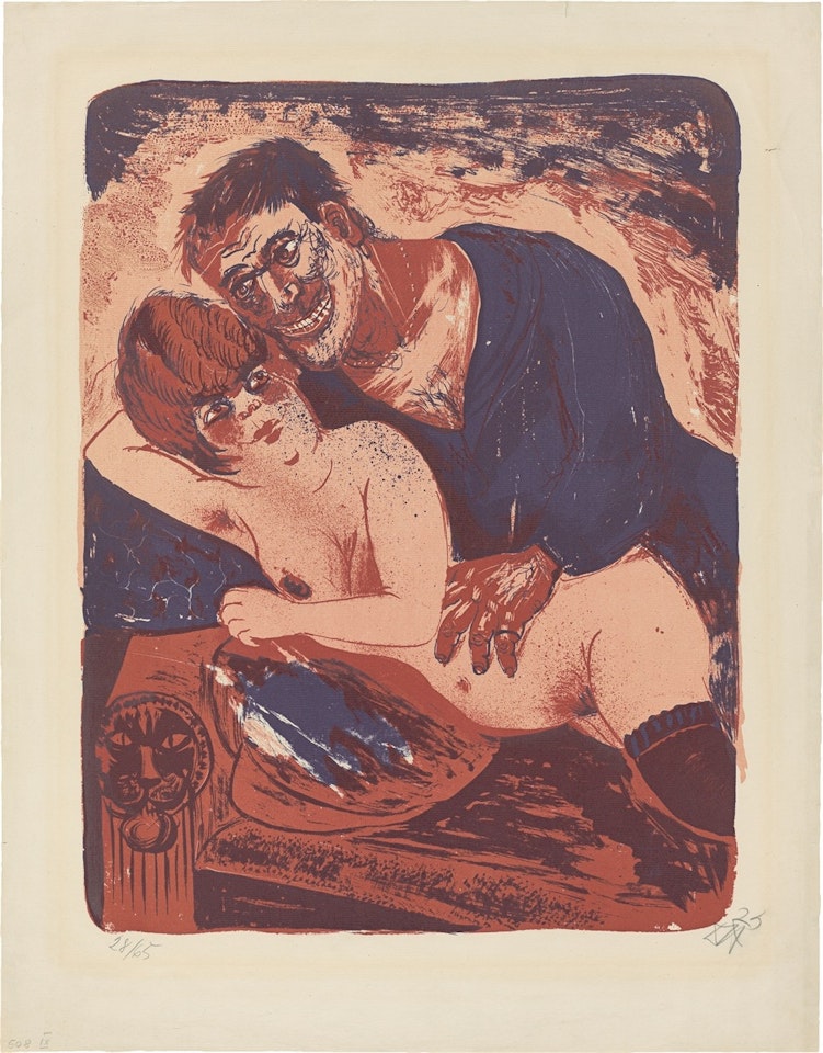 Matrose und Mädchen by Otto Dix
