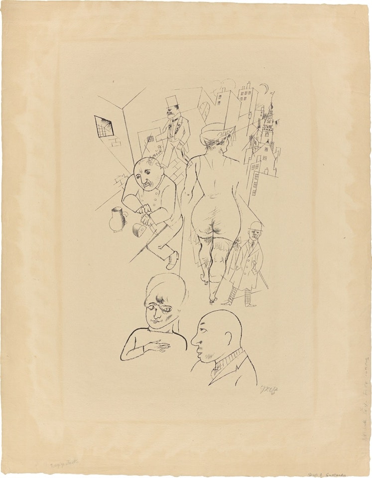”Tragigrotesken des Wieland Herzfelde” by George Grosz