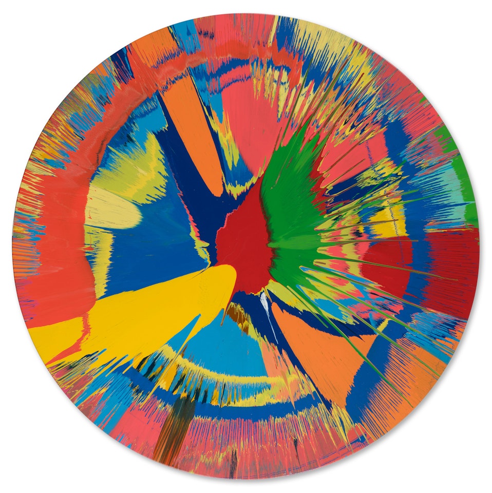 beautiful tasty painting by Damien Hirst