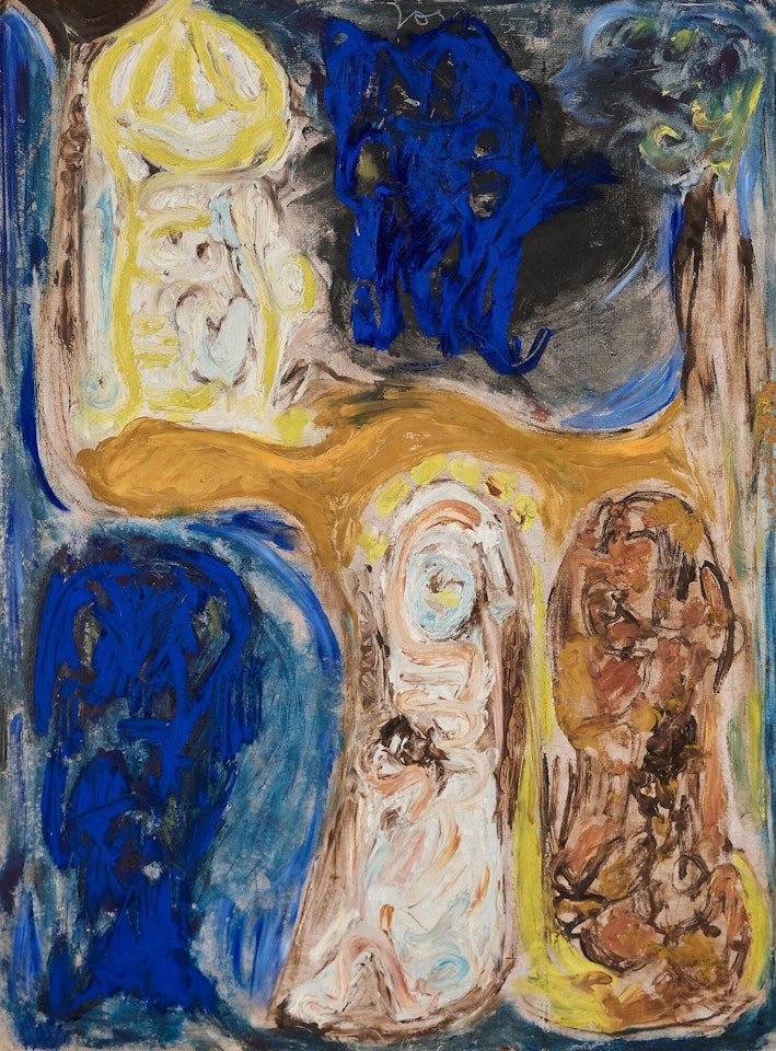 "Udenfor porten"; Suresnes; "Udenfor porten" (Outside the gate); Suresnes by Asger Jorn