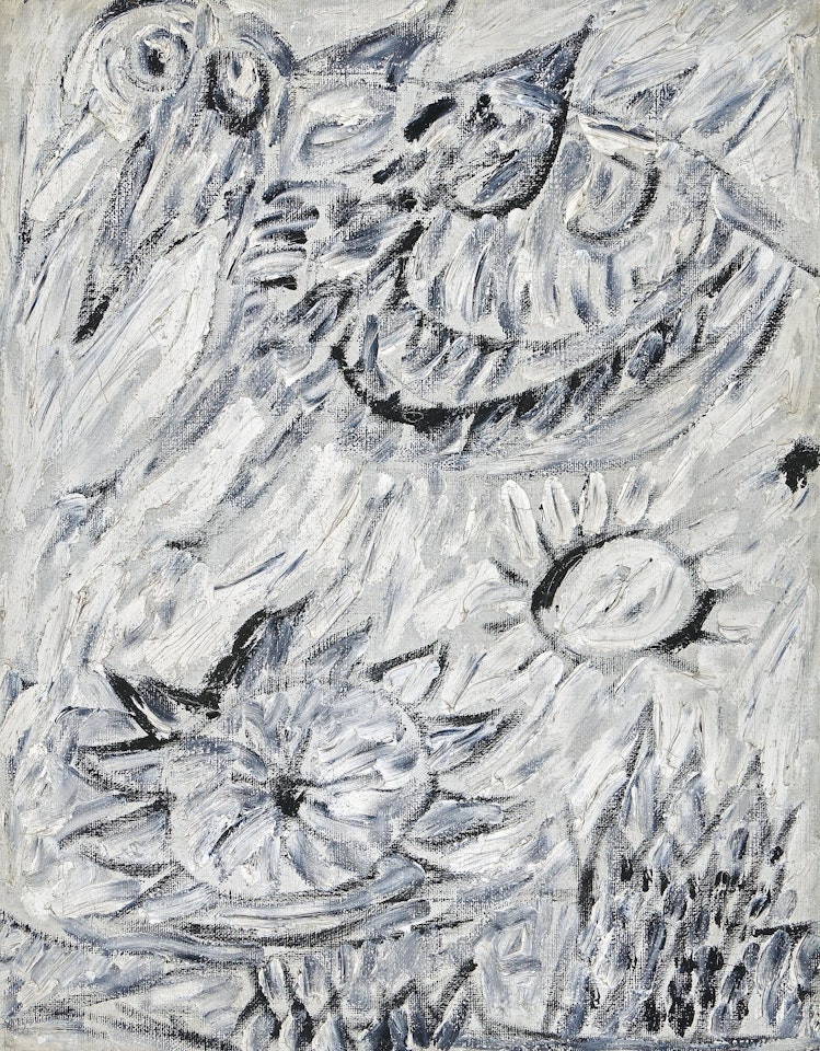 "Himmel fugl" (Sky bird); "Himmel fugl" (Sky bird) by Carl-Henning Pedersen