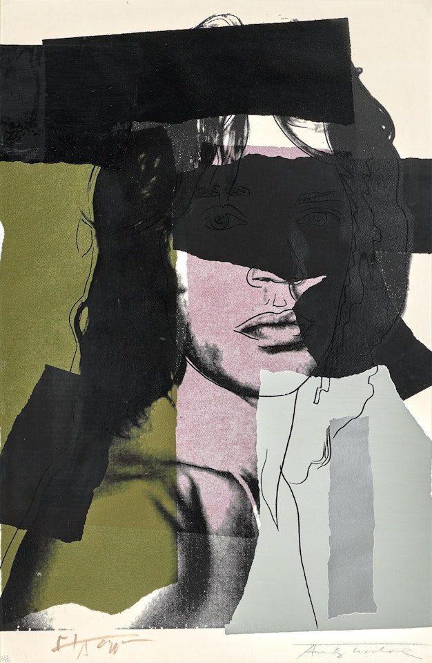 "Mick Jagger" by Andy Warhol