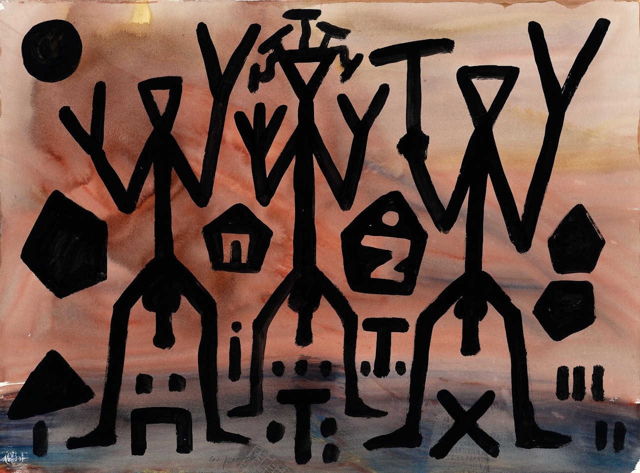 "Standart Gruppe"; "Standart Gruppe" by A.R. Penck