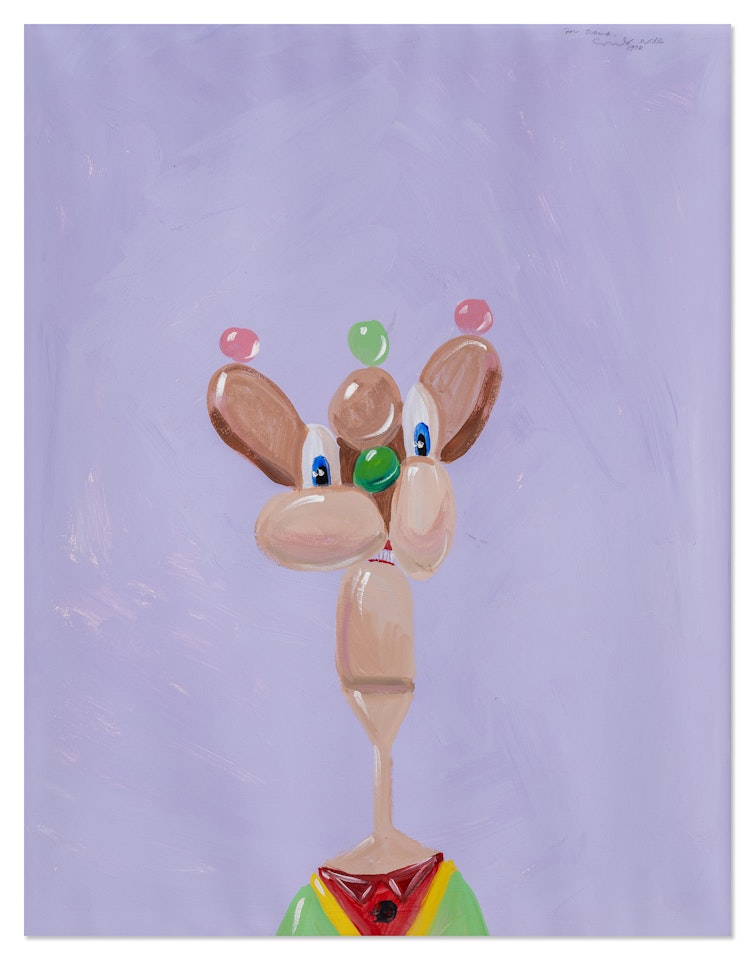 Untitled (Clown) by George Condo