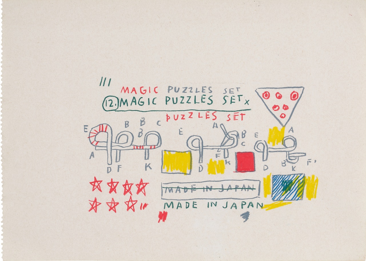 Untitled (Magic Puzzles Set) by Jean-Michel Basquiat