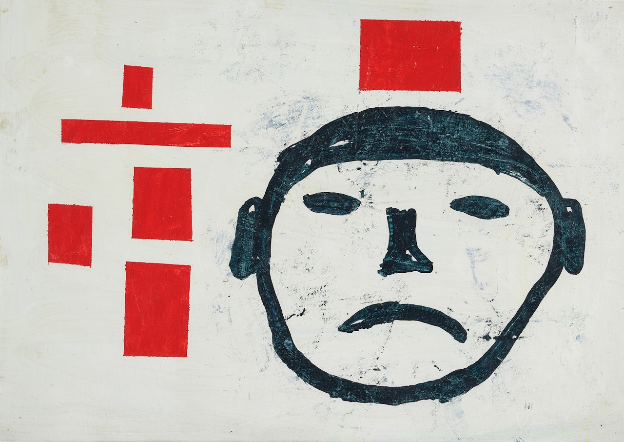 Untitled (for the cover of The Paris Review, Summer 1987) by Donald Baechler