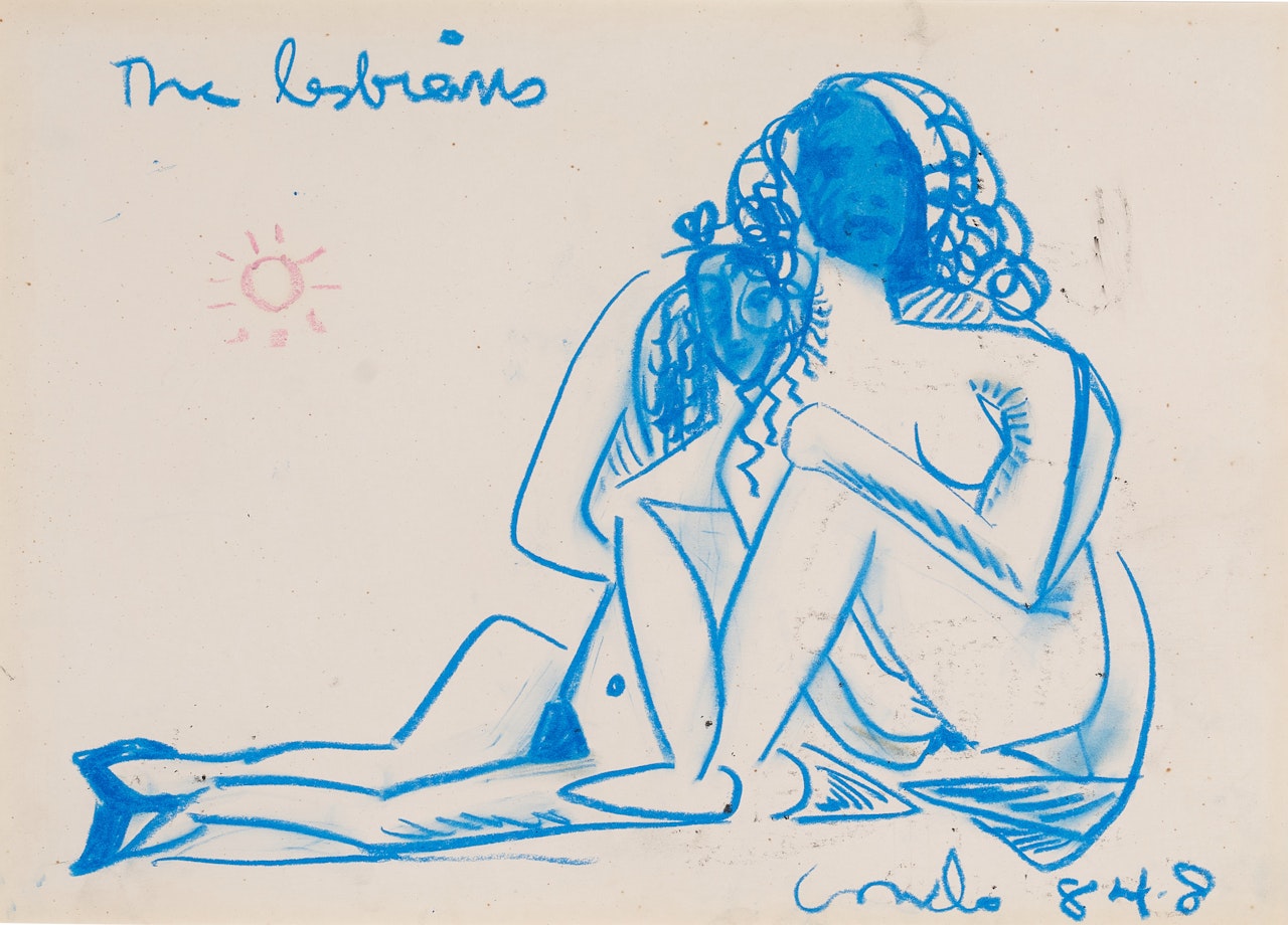 The Lesbians by George Condo