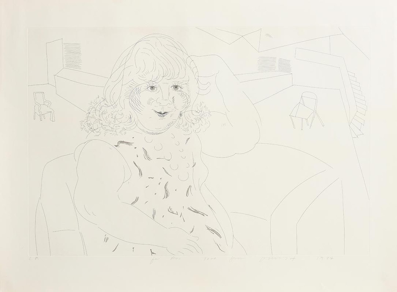 Ann in the Studio by David Hockney