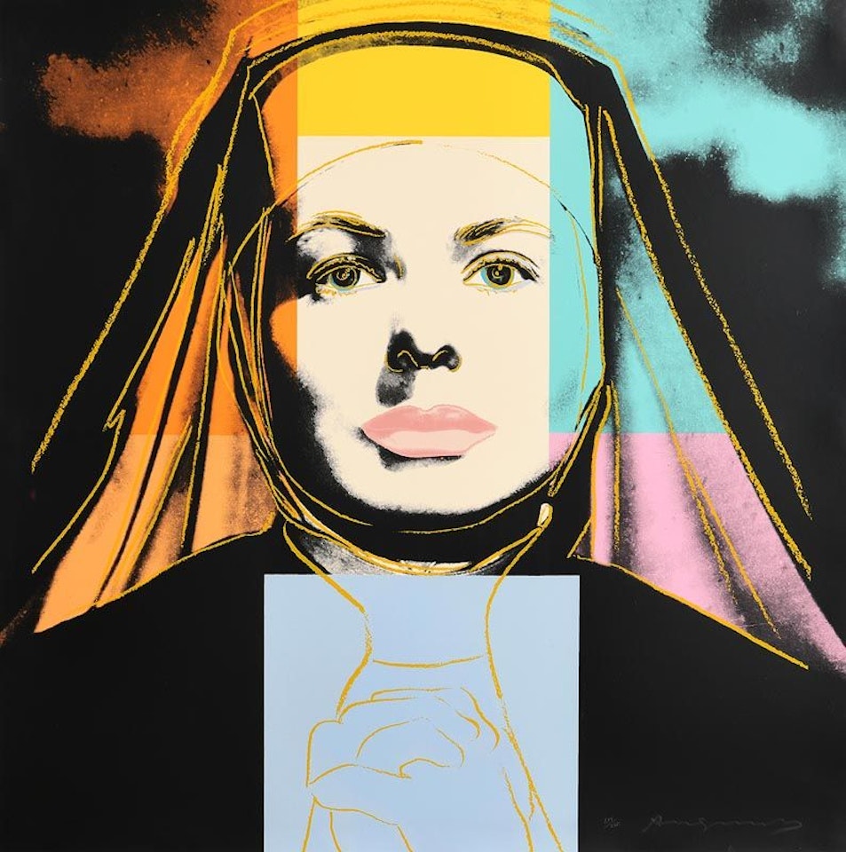 The Nun, from Ingrid Bergman; (F. & S. II.314) by Andy Warhol