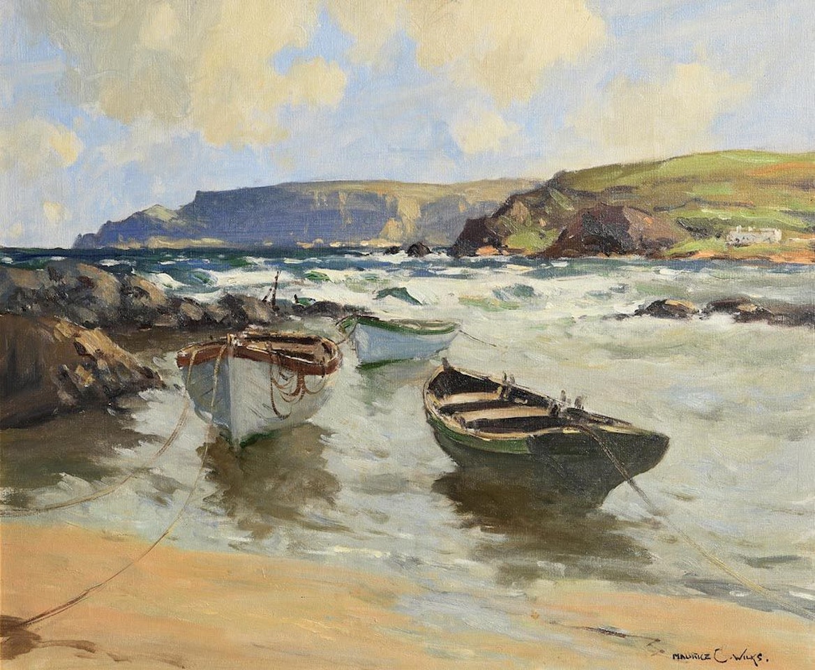 Easterly Winds, Antrim Coast by Maurice Canning Wilks