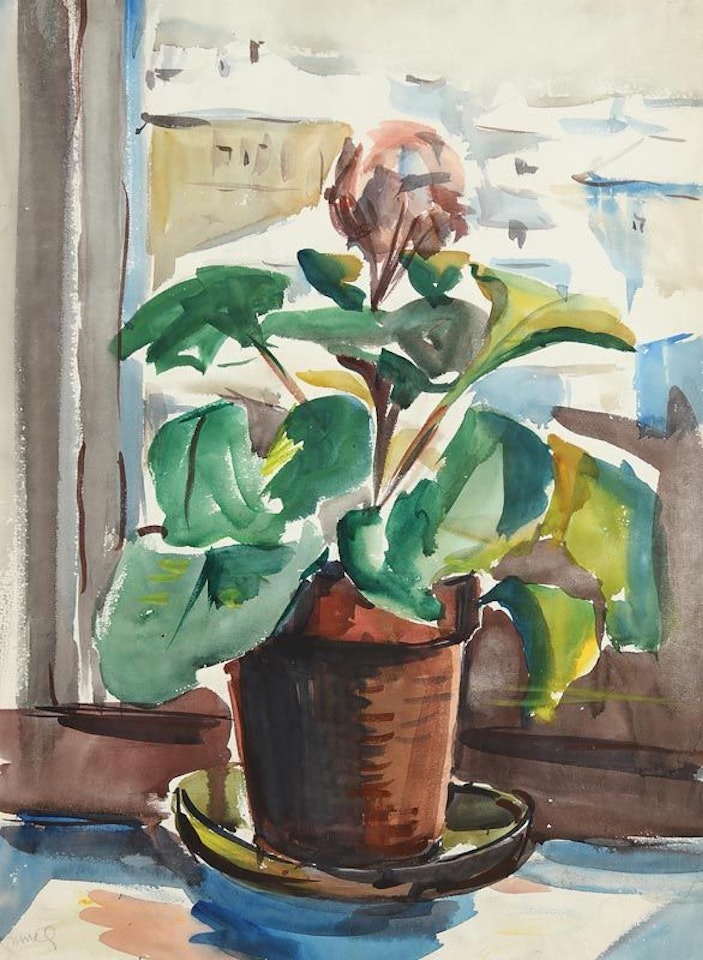 Still Life on Windowsill by Norah McGuinness