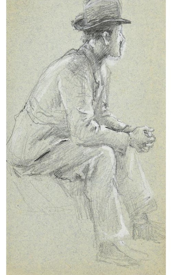 Waiting Patiently by John Butler Yeats