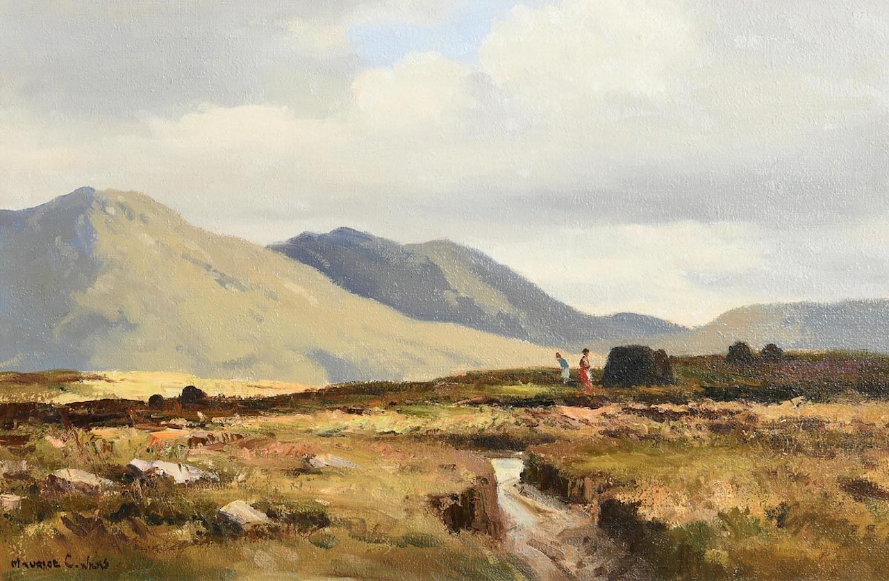 In the Inagh Valley, Connemara by Maurice Canning Wilks