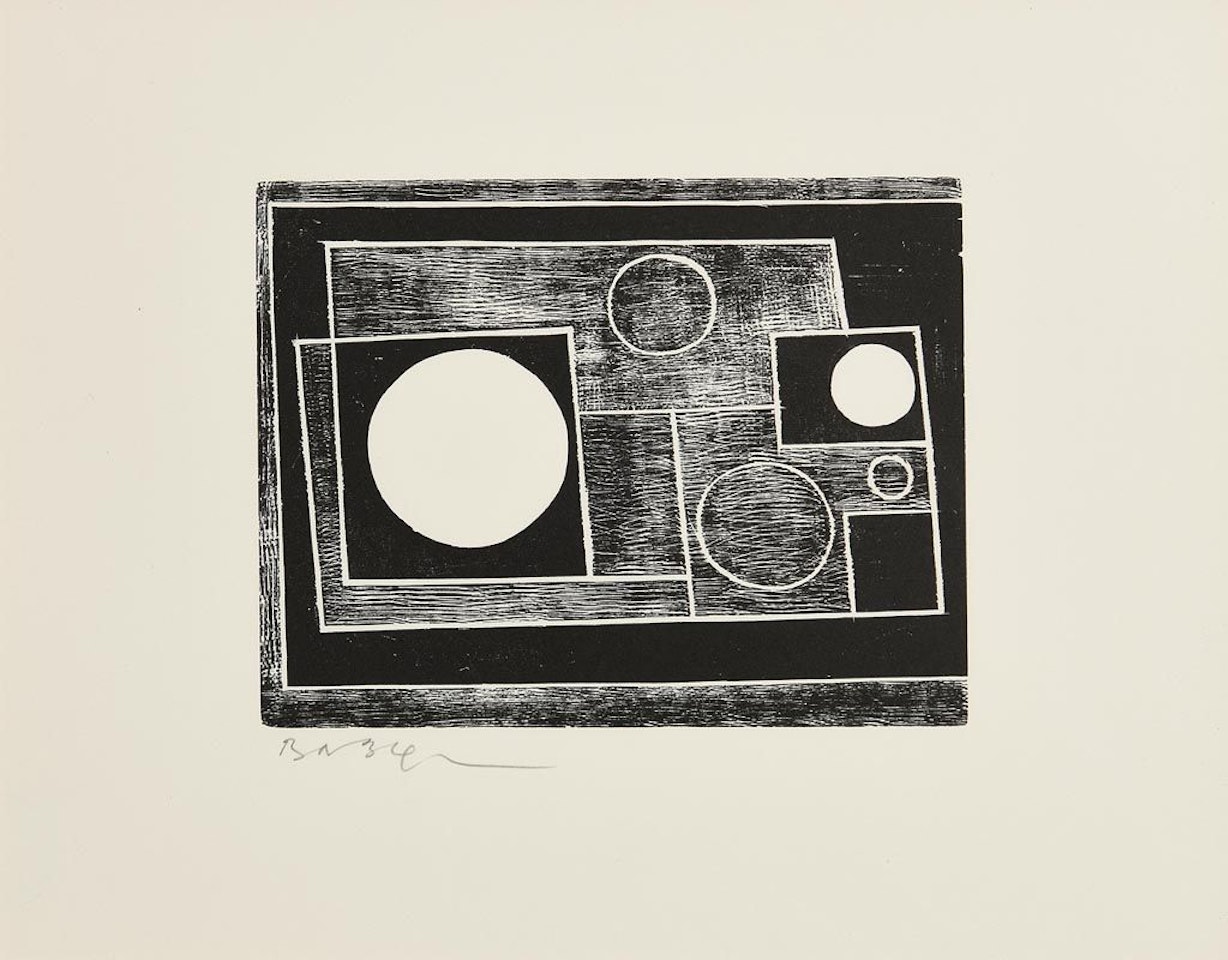 Five Circles by Ben Nicholson, O.M.