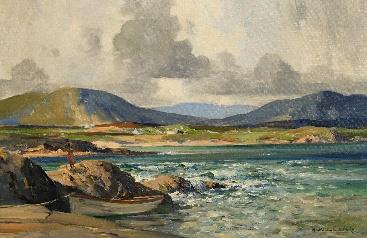 Breezy Day, Bunbeg, Co. Donegal by Maurice Canning Wilks