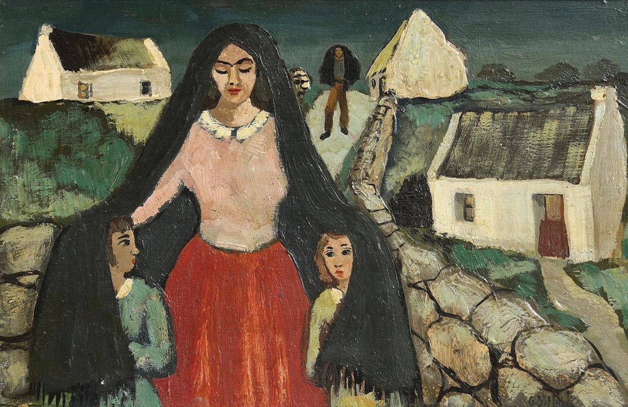 Shawl by Gerard Dillon