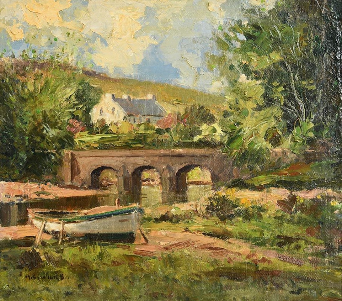 The Bridge Cushendun, Co Antrim by Maurice Canning Wilks