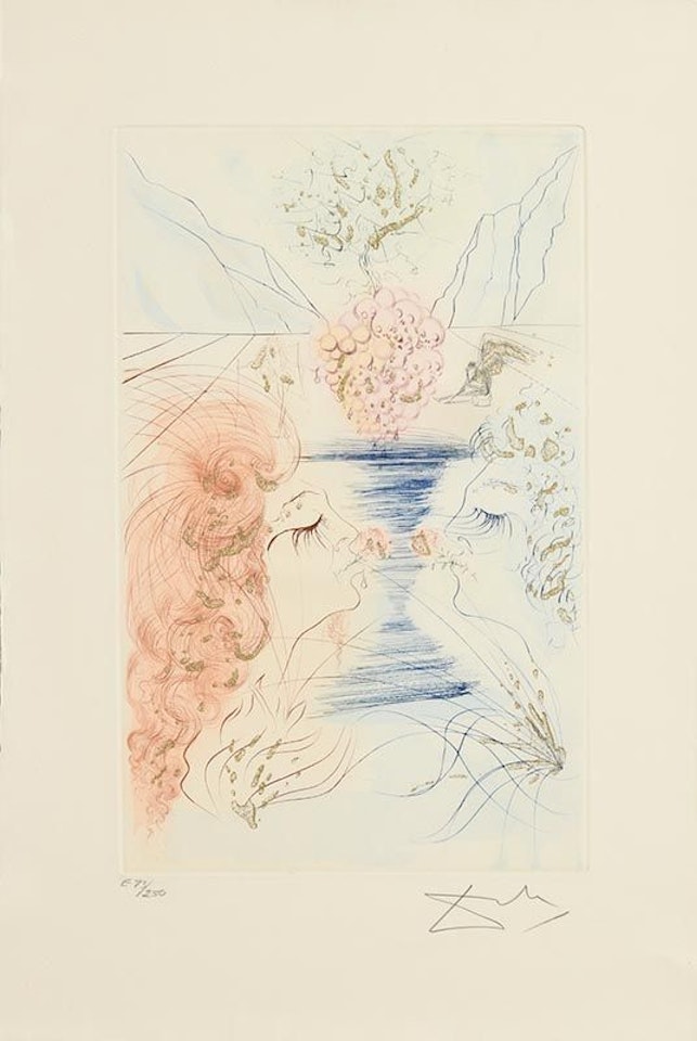 Let Him Kiss Me (From Songs of Songs of Solomon) by Salvador Dali