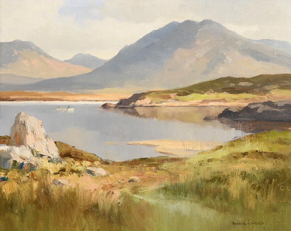 Morning, Lough Ballinhad, Connemara by Maurice Canning Wilks