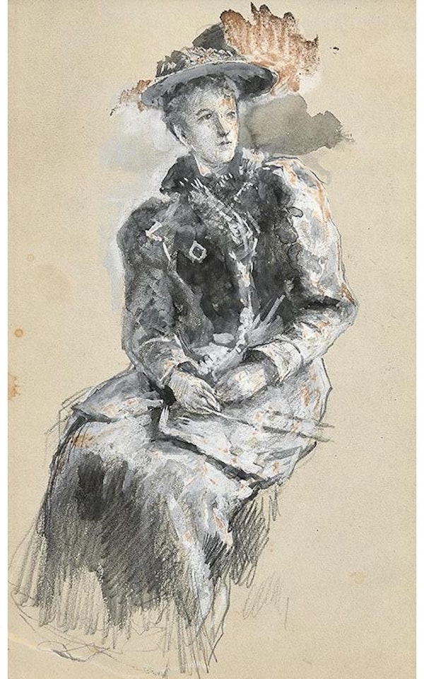 Portrait of a Seated Lady by John Butler Yeats