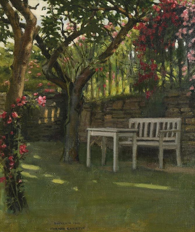 The Garden of Calendars, Burford by Norman Garstin