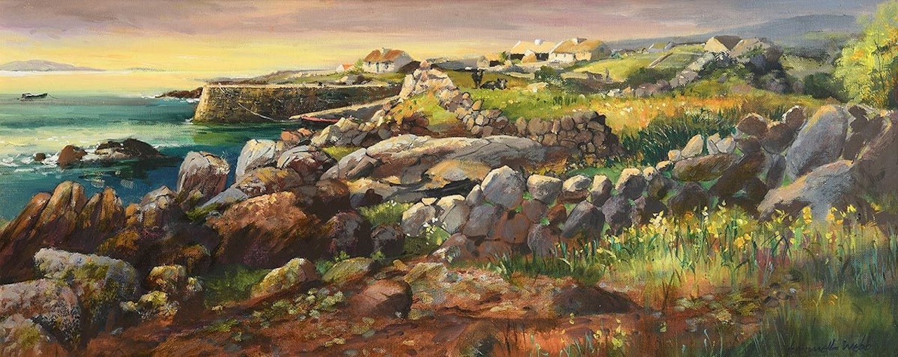 West of Ireland Landscape by Kenneth Webb