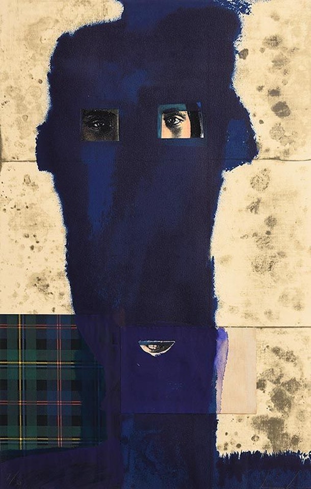 Untitled (Blue Face) by James Brown