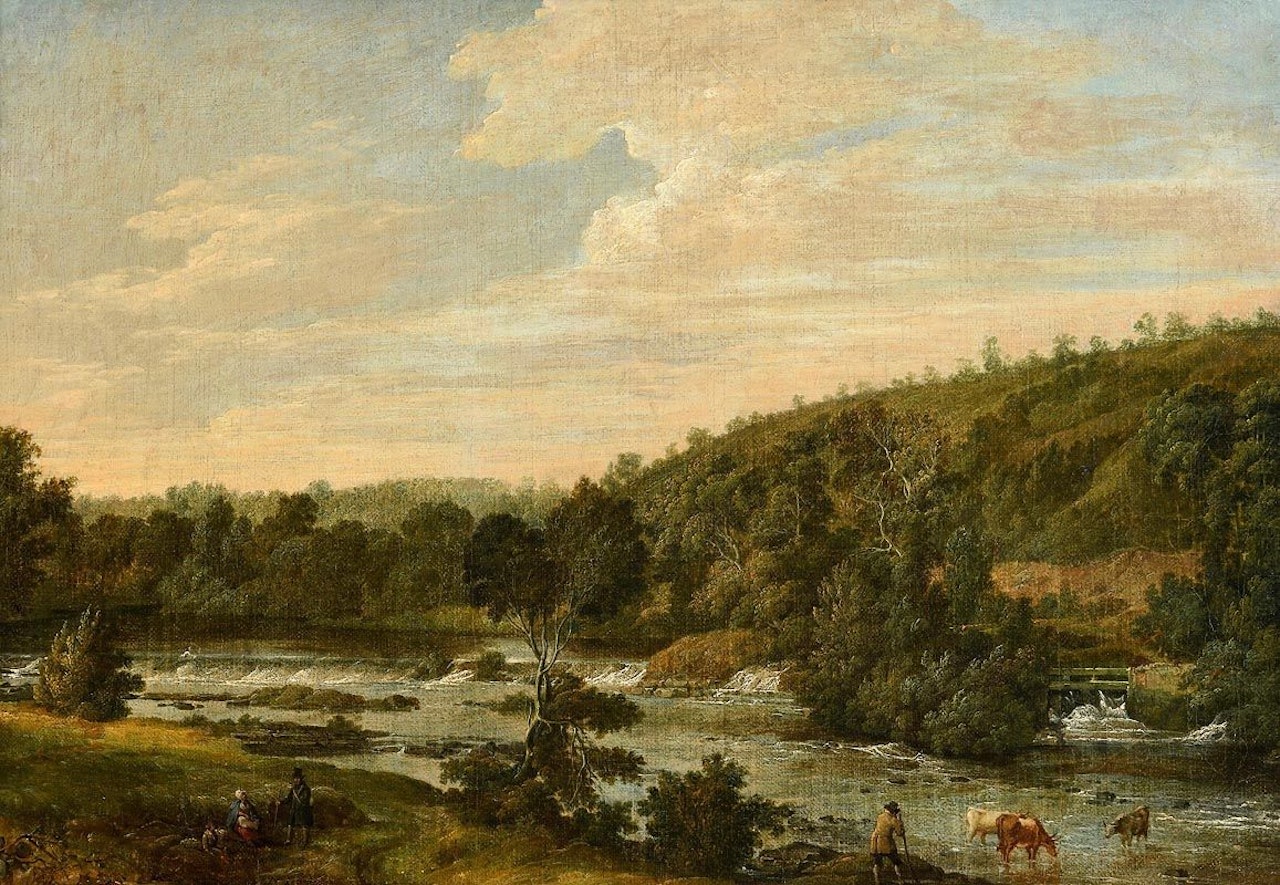 The Weir in Lucan House, Demesne by Thomas Roberts