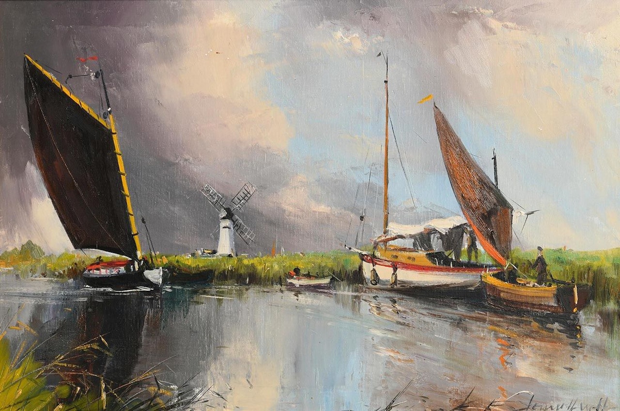 Norfolk Broads by Kenneth Webb