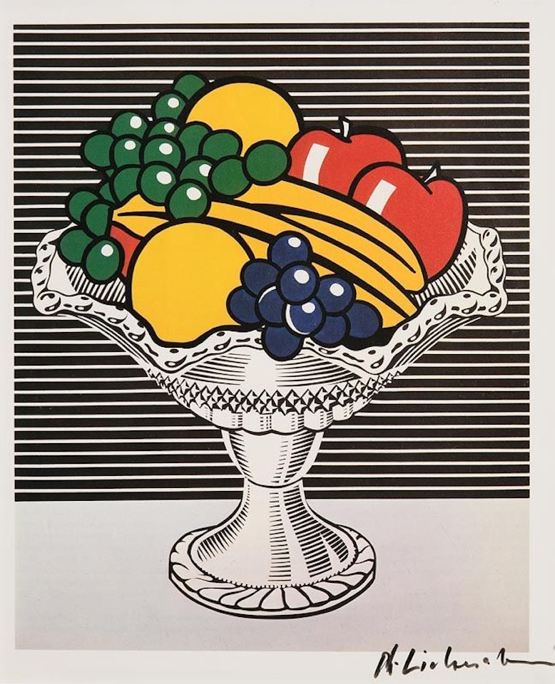 Still Life with Crystal Bowl by Roy Lichtenstein