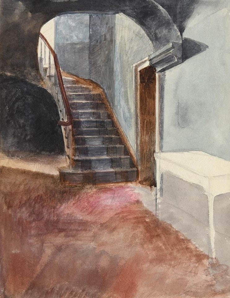 Interior - Staircase by John Butler Yeats
