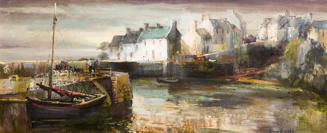 Roundstone Harbour by Kenneth Webb