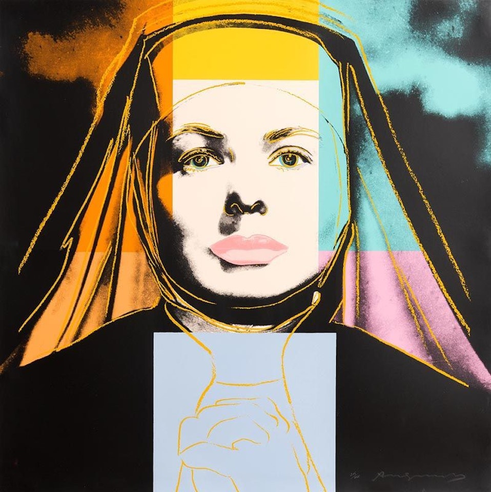 The Nun, from Ingrid Bergman; (F. & S. II.314) by Andy Warhol