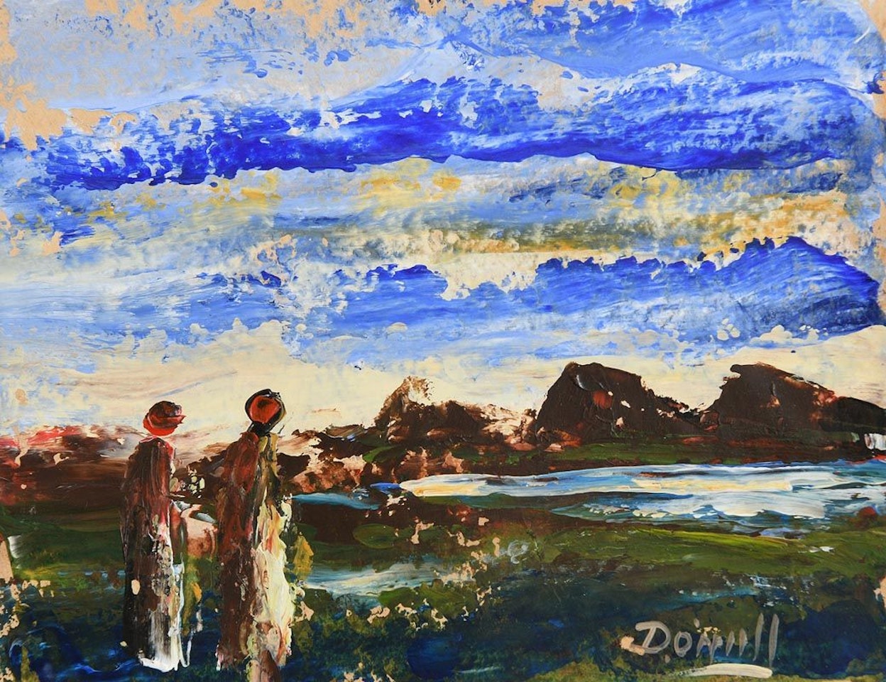 Figures in a Landscape by Daniel O'Neill