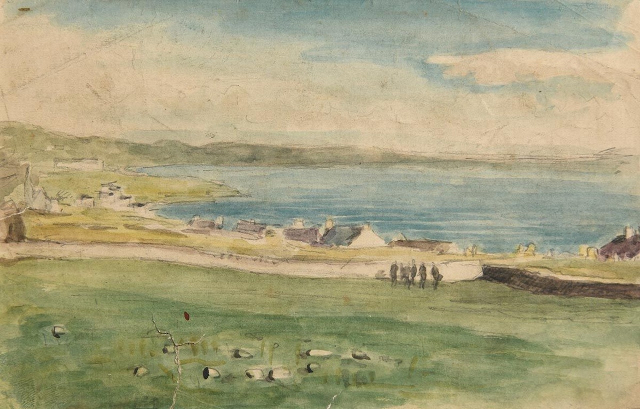 Village on Achill by John Butler Yeats