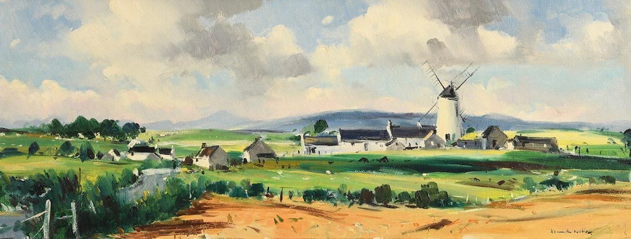 Ballycopeland Mill, Millisle, Co. Down by Kenneth Webb