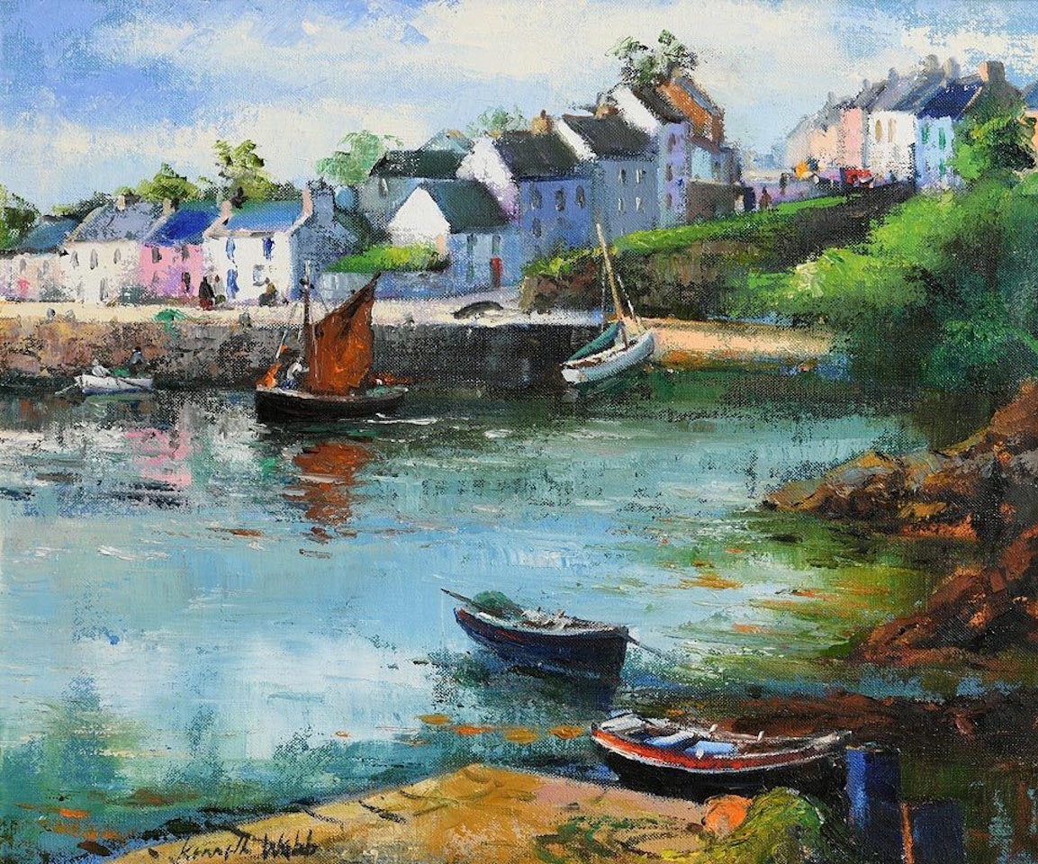 Roundstone Harbour, Connemara by Kenneth Webb