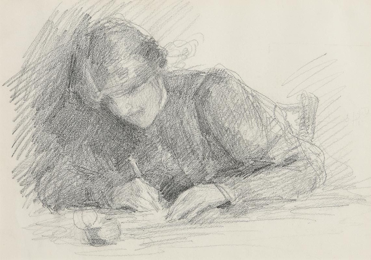 Woman Writing by John Butler Yeats