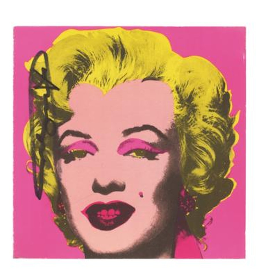 Marilyn Monroe (small invitation card) by Andy Warhol