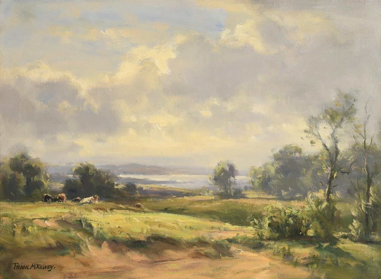 Cattle Grazing by Frank Mckelvey