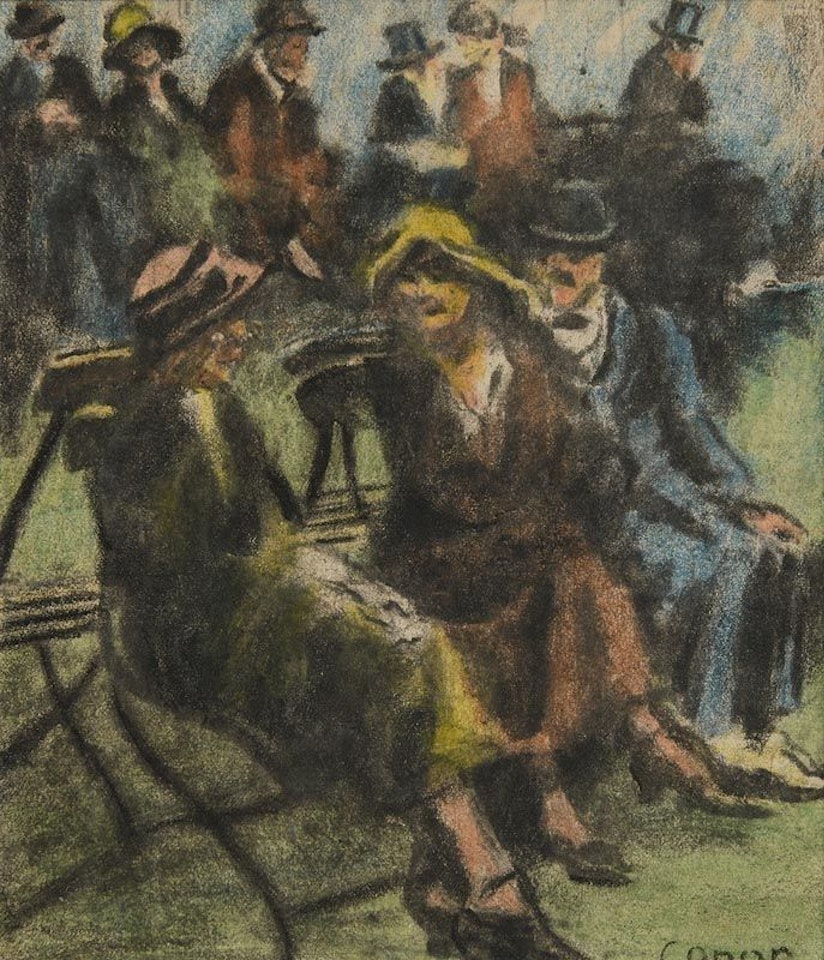 At the Races, Comber, Co Down by William Conor